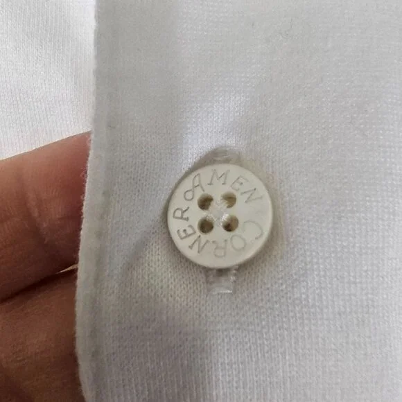 Vintage Augusta Masters‎ Embroidered Polo Shirt XL White Cotton Golf Preppy - Picture 4 of 9